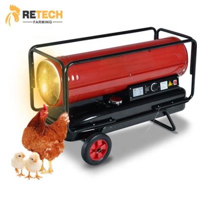 China Industrial Diesel Kerosene Animal Husbandry Poultry Agriculture Fuel Hot Fan Heater For Brooder Chicks Farm for sale