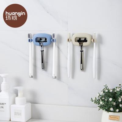 China Originality Viable Double Robot Toothbrush Hook Hanger For Couples for sale