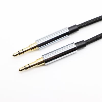 China Male 3.5 millimeter speaker to aux line. male audio aux audio cable. 3.5mm Jack Rope Cable Car Earphone-Microphone Wire Lead for sale