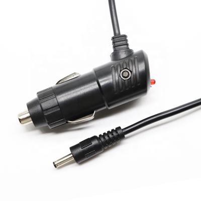 China 24-12V Car Cigarette Lighter Plug to DC3.5*1.35mm Power Charger Cable for sale