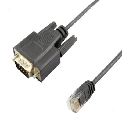 China Computer / Printer 1M Pin DB9 RS232 VGA Serial Female Plug Male To RJ45 6p6c 6p4c Console Cable for sale