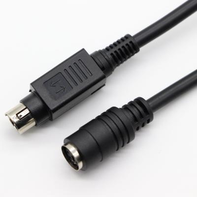 China The whole structure of PS2 computer mini DIN 6 pin male to MD6 pin female extension cable for sale