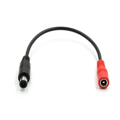 China Car 0.15M Factory Customized Cheap Price DC 5.5*2.1 DC12v Male To Female Power Extension Cable for sale