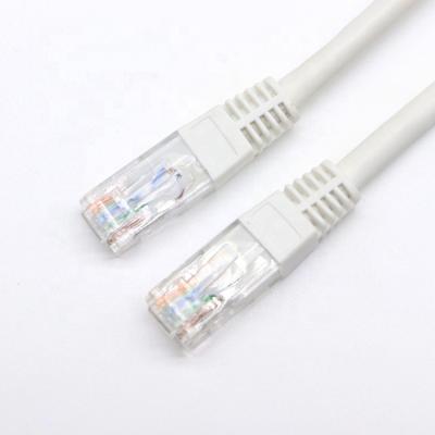 China 1M Competitive Price CAT5E Computer RJ45 8P8C Networking Patch Cable White for sale