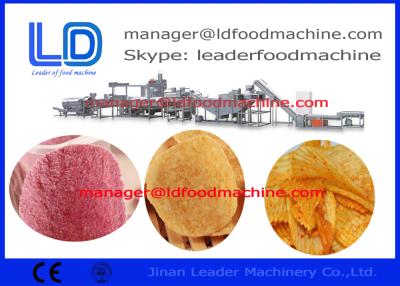 China Screw Self-cleaning Baking Automatic Fried Compound Potato Chips Processing Line for sale