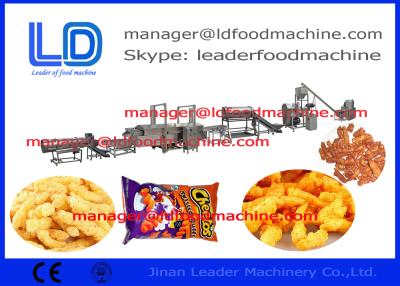 China Nik Nak / Cheetos Extruded Snacks Machine , Kurkure Food Processing Line for sale