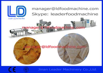 China Industrial Extruded Pellet Frying Snacks Machine for sale