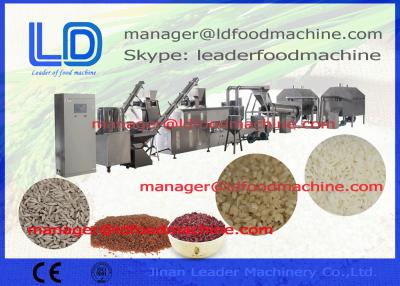 China Airflow Popped Stainless Steel Artificial Rice Making Machine , 250kg/h for sale