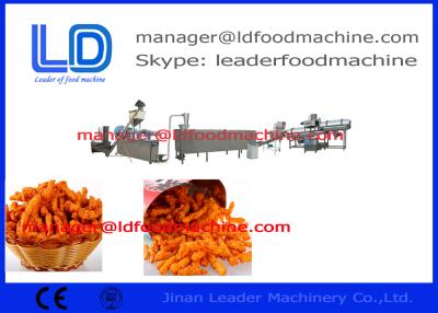 China Automatischer Käse-Ball/Mais-Locke/Kurkure-Imbisse, die Maschine vom Drehhauptextruder herstellen zu verkaufen