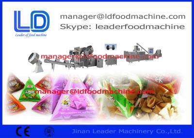 China frying / Flavoring Bugles Making Machine , high efficiency extruded food processing line for sale