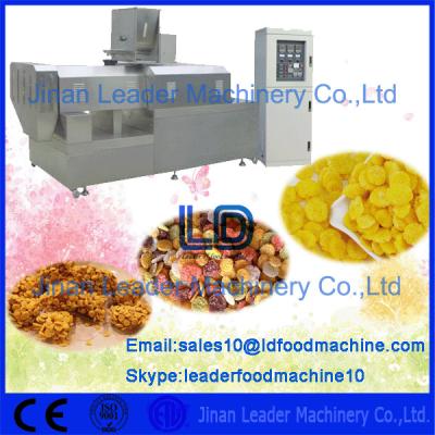 China Breakfast Cereals Corn Flakes Making Machine Extruded Processing Line for sale