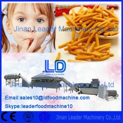 China Automatic 60kw Fried Wheat Flour Snacks Making Machine Dough Snacks for sale