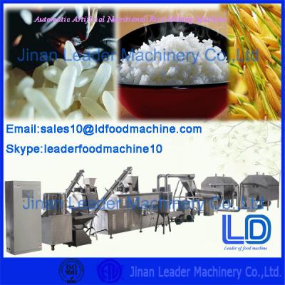 China Food Grade  Stainless Steel Three Phase Artificial Rice Making Machine for sale