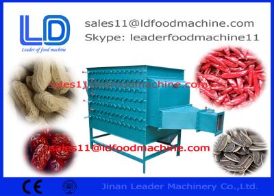 China Dryer Oven Peanut Roasting Machines , Automatic Peanut Production Machinery  Food Grade stainless steel for sale