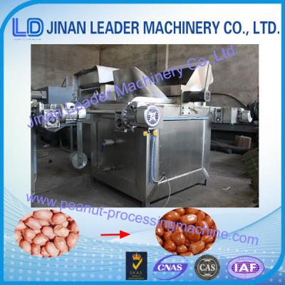 Chine Machine de développement d'arachide d'acier inoxydable de catégorie comestible, machine de friteuse de chauffage de charbon à vendre