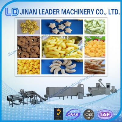 China Extruder Rice Puff Inflating Snacks Making Machines Stainless Steel for sale