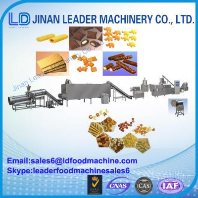 China Puffed Extruder Corn Potato Rice Wheat Snacks Processing Line for sale