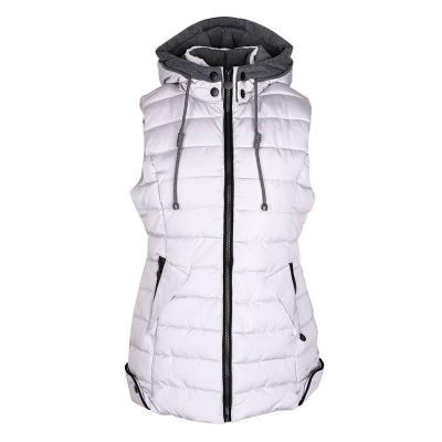 China Wholesale Breathable Stripper Ladies Vest Lightweight Padding Female Coat Waistcoat Sleeveless Custom Jacket for sale