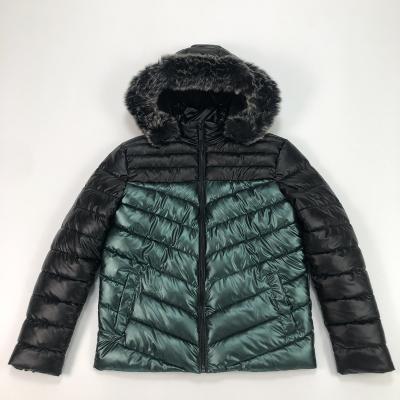 China QUICK DRY Mens Down Feeling Padded Anorak Custom Made Men's Winter Warm Coat Stripper Jacket for sale