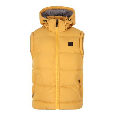 China QUICK DRY New Style Yellow Bubble Hooded Custom Mens Winter Jacket Men Invest Cotton for sale