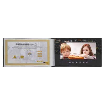 China All Regions Advertising Video Promotion Brochure Card 7inch LCD Screen Digital Video Printing Video Card for sale