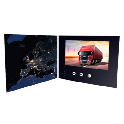 China All Regions China Hot Sale Factory 5 Inches Digital LCD Video Greeting Card Brochure Support Europe Africa India for sale