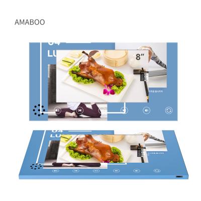 China China AMABOO 8 Inch Softcover Calendar Packing Screen A5 Video Brochure Display Suppliers for sale