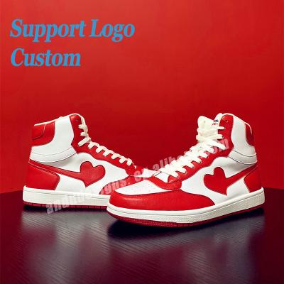 China Fashion\Casual Basketball Shoes Logo Men Sneakers Genuine Leather Custom Made Original Factory High Quality Comfortable\Durable Sports Shoes For Women Men for sale