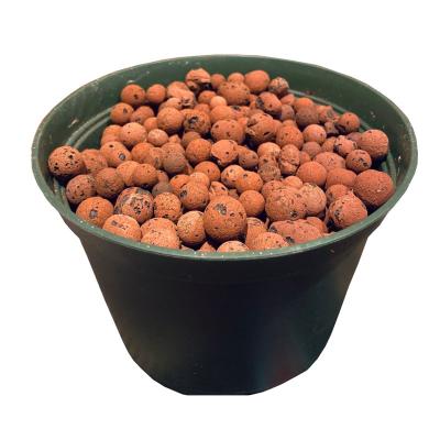 China Red Horticulture Hydroponics LECA Clay Balls Ceramsite Clay Garden Balls For Plants for sale