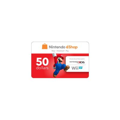 China $50 Nintendo Gift Certificate from US eShop for sale