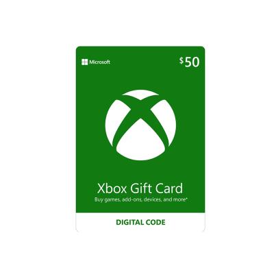 China USA Gift Certificate for $50 Xbox Live 360 ​​ONE USA Map for sale