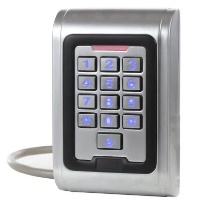 China Standalone 2000 Keypad Access Control Wiegand 26 Reader Anti-Vandal Waterproof IP68 Metal Case for sale