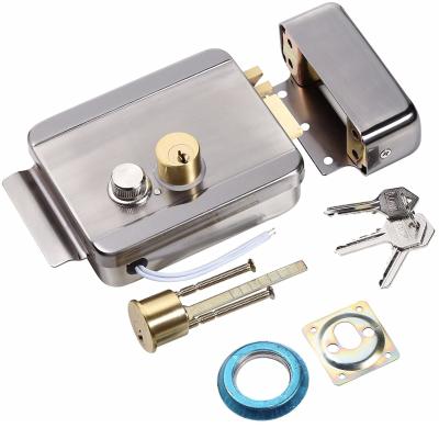 China Stainless Steel Rim Door Lock Fail Secure Release Anti-theft Electric Control Stainless Steel for sale