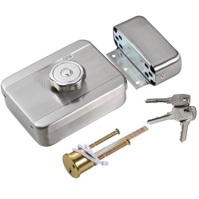 China Stainless Steel Safe Low Noise Smart Motor Electric Self Closing Lock W/Signal Lockable for sale