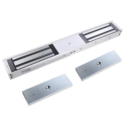 China 500Kg/1200Lbs Holding Force Electric Magnetic Double Door Lock HBK-YM-500D (LED) for sale