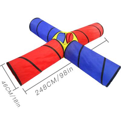 China Collapsible Foldable Play Pop Goods Kids Tent Portable Plastic Tunnel For Toddlers for sale