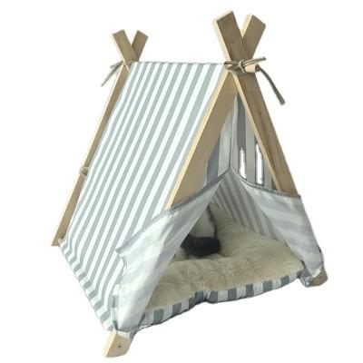 China Viable Bed House Pet Dog Cat Teepee Tents Outdoor Folding Dog Tent for sale