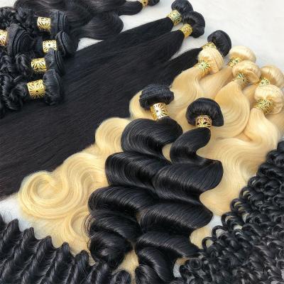 China Silky Straight Wave Free Sample 32inch Brazilian Mink Hair Wholesale Handmade Hair Bundles Brazilian Human Weave Hair Bundles for sale