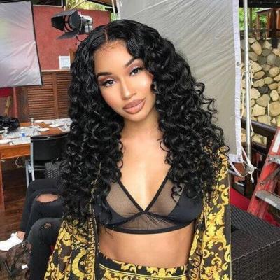 China Alinged 100% Unprocessed Virgin Cambodian Deep Curly Loose Deep Curly Hot Selling Cambodian Hair Weave Bundles for sale