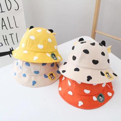 China Eco-Friendly Wholesale Fashionable Summer Sunshade Little Kids Boys And Girls Cartoon Hats for sale