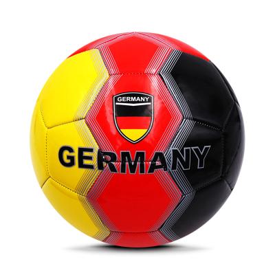 China Custom PVC PU Printing Soccer Ball Outdoor Exercising Colorful Machine Stitched Foam Football Soccer Balls Size 5 for sale