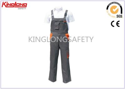 Chine Pantalon uniforme de bavoir des biens S-XXXL de vêtements de travail gris et oranges de puissance à vendre