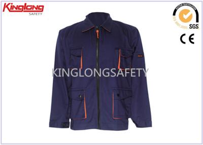 China Outdoor TC Fabric Power Workwear Safety Work Jackets With Brass Button for sale