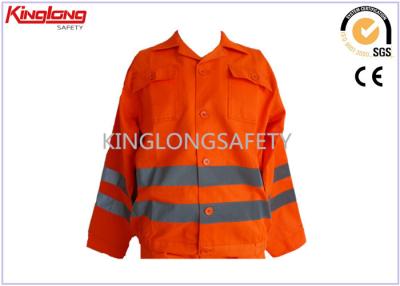 China 100% Cotton Windproof High Visibility Workwear For Police / Cleaner for sale