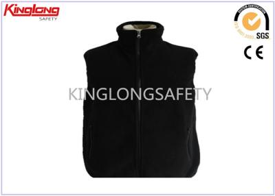 Chine Pleine tirette noire XXL/gilet de la laine polaire d'hommes de XXXL, gilet d'hiver antipoussière à vendre