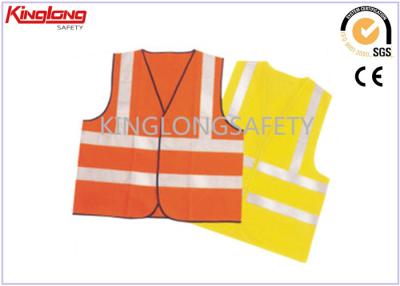 China Outdoor Fluorescent Reflective Safety Vest , Hi Vis Security Vest For Summer / Winter for sale