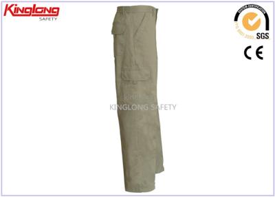 China Durable Half / Full Elastic Mens Cargo Pants , Black Long Workwear Trousers for sale