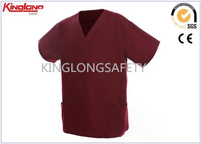 China Fashionable Printed Embroidery Hospital Uniforms S / M / L for sale