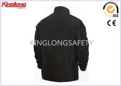 China Grey Dustproof Anti Wrinkle Workwear Corporate Clothing With Resin Zipper for sale