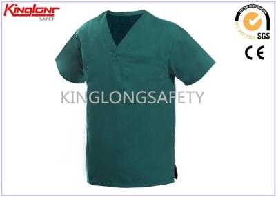 China 100% Cotton V Neck Hospital Uniforms , Multi Pocket Medical Scrubs Clothing for sale